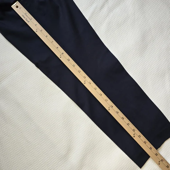 Theory Navy Trousers - Women's Tailored Dress Pants - Picture 6 of 6